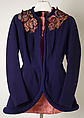 Jacket, Elsa Schiaparelli (Italian, 1890–1973), wool, metal, shellac, French