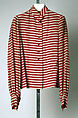 Loungewear, Geoffrey Beene (American, Haynesville, Louisiana 1927–2004 New York), wool, silk, leather, metal, American