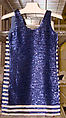 Evening tunic, Geoffrey Beene (American, Haynesville, Louisiana 1927–2004 New York), plastic, silk, American