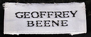 Evening dress, Geoffrey Beene (American, Haynesville, Louisiana 1927–2004 New York), plastic, silk, American