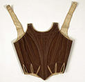 Corset, cotton, wood, European