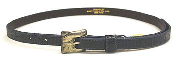 Belt, Barry Kieselstein-Cord (American, born 1948), leather, metal, American