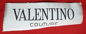 Evening dress, Valentino (Italian, born 1932), silk, leather, Italian