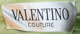 Evening ensemble, Valentino (Italian, born 1932), silk, Italian