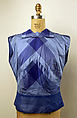 Blouse, Mainbocher (French and American, founded 1930), silk, American