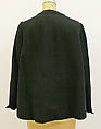 Evening jacket, Mainbocher (French and American, founded 1930), wool, fur, plastic (cellulose nitrate), American