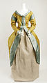 Robe à la Circassienne, silk, probably Italian