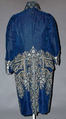 Court suit, silk, metallic thread, paste, French