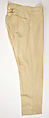 Suit, flax, cotton, American