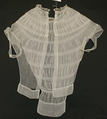 Chemisette, flax, cotton, British