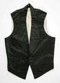 Waistcoat, silk, American