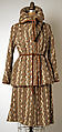 Suit, Bonnie Cashin (American, Oakland, California 1908–2000 New York), (a) wool, leather; (b) wool; (c) leather, American
