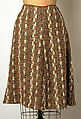 Suit, Bonnie Cashin (American, Oakland, California 1908–2000 New York), (a) wool, leather; (b) wool; (c) leather, American