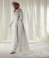 Evening dress, cotton, French