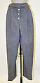 Pantsuit, James Galanos (American, Philadelphia, Pennsylvania, 1924–2016 West Hollywood, California), wool, silk, American