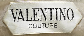 Evening blouse, Valentino (Italian, born 1932), silk, glass, plastic, leather, Italian