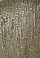 Evening blouse, Valentino (Italian, born 1932), silk, glass, plastic, leather, Italian