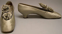 Evening pumps, House of Dior (French, founded 1946), silk, leather, French