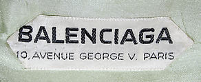 Evening ensemble, House of Balenciaga (French, founded 1937), silk, French
