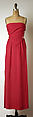 Evening dress, House of Givenchy (French, founded 1952), silk, French