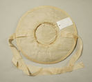 Hat, raffia, silk, British