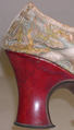 Shoes, silk, metal, leather, wood, British