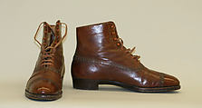 Shoes, leather, French