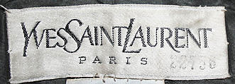 Yves Saint Laurent | Suit | French | The Metropolitan Museum of Art