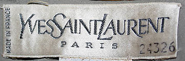 Evening ensemble, Yves Saint Laurent (French, founded 1961), silk, French