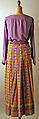 Evening ensemble, Yves Saint Laurent (French, founded 1961), silk, French