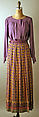 Evening ensemble, Yves Saint Laurent (French, founded 1961), silk, French