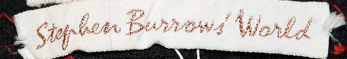 Ensemble, Stephen Burrows (American, born 1943), wool, synthetic fiber, American