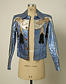 Jacket, leather, plastic (cellulose nitrate, acrylic), cotton, metal, wood, American