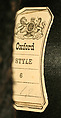 Riding hat, silk, cotton, British