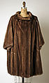 Coat, House of Dior (French, founded 1946), fur, leather, French