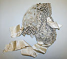 Wedding bonnet, silk, British