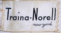 Evening suit, Traina-Norell (American, founded 1941), silk, American