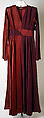 Evening dress, Valentina (American, born Kyiv 1899–1989), silk, American