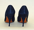 Pumps, Saks Fifth Avenue (American, founded 1924), leather, American