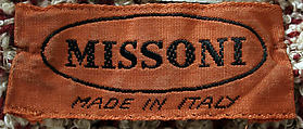 Ensemble, Missoni (Italian, founded 1953), wool, synthetic fiber, Italian
