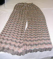 Evening ensemble, Missoni (Italian, founded 1953), synthetic fiber, lurex, silk, plastic (acrylic), Italian