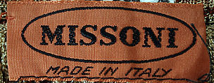 Evening dress, Missoni (Italian, founded 1953), silk, lurex, synthetic fiber, Italian