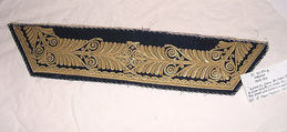 Habit à la disposition, silk, metal thread, cotton, French