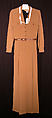 Jumpsuit, Yves Saint Laurent (French, founded 1961), wool, leather, silk, French