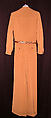 Jumpsuit, Yves Saint Laurent (French, founded 1961), wool, leather, silk, French