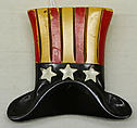 Brooch, plastic, American