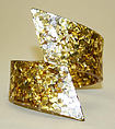 Bracelet, plastic, foil, American