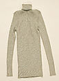 Turtleneck sweater, synthetic fiber, lurex, probably American
