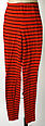 Ensemble, Betsey Johnson (American, born Wethersfield, Connecticut, 1942), cotton, lycra, plastic (vinyl), American