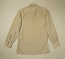 Shirt, Yves Saint Laurent (French, founded 1961), cotton, French